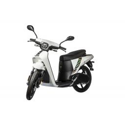 Askoll NGS2 Electric Moped White Front Left