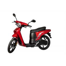 Askoll NGS3 Electric Moped Red Front Left