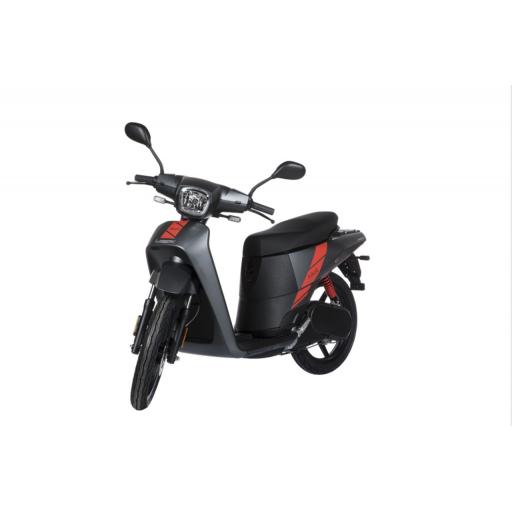 Askoll NGS2 Electric Moped Titanium Front Left