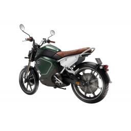 Super Soco TC Electric Motorcycle Green Rear Left