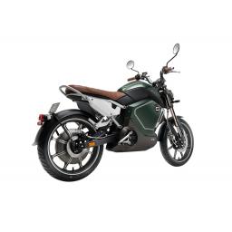 Super Soco TC Electric Motorcycle Green Rear Right