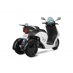 ECCity Model 3 Electric Motorcycle White Rear RHS.jpg
