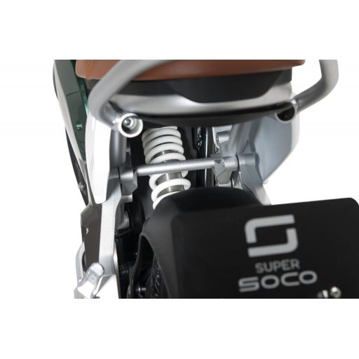 Super Soco TC Electric Motorcycle Rear Spring Detail