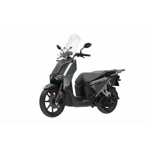 Super Soco CPX Electric Moped Grey Front Left
