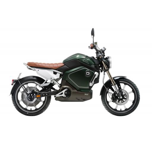 Super Soco TC Electric Motorcycle Green Right