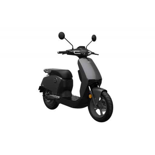 Super Soco CUx Electric Moped Grey Front Right