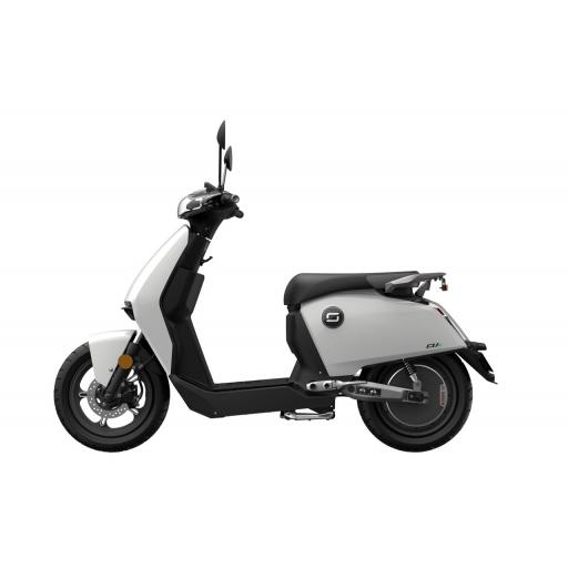 Super Soco CUx Electric Moped White Left