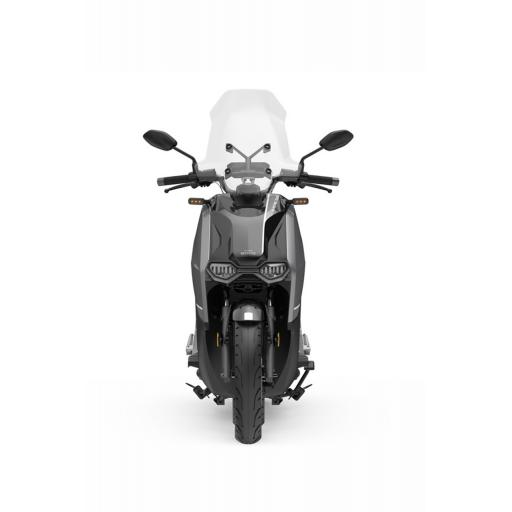 Super Soco CPX Electric Moped Silver Front