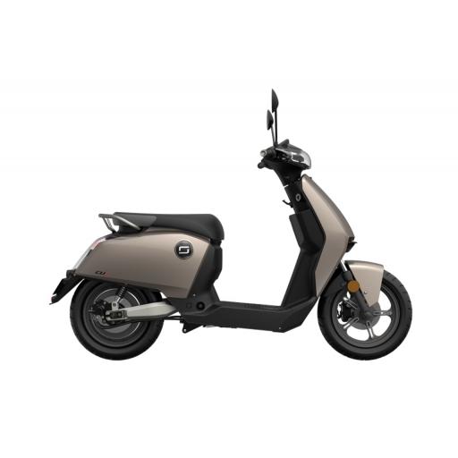 Super Soco CUx Electric Moped Silver Right