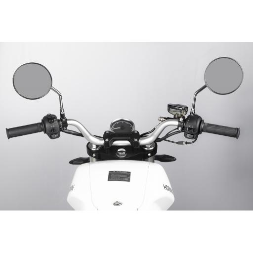 Horwin CR6 Electric Motorcycle White Dashboard