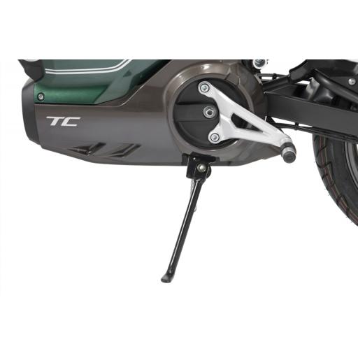 Super Soco TC Electric Motorcycle Side Stand Detail