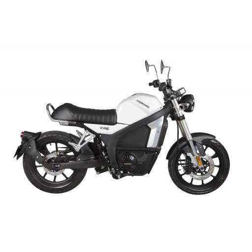 Horwin CR6 Electric Motorcycle White Right