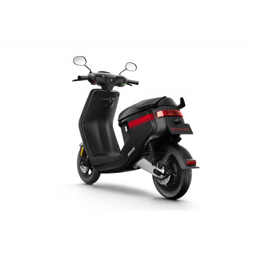 MQi+ Sport Electric Moped Black Red Rear Left 1280 x 853