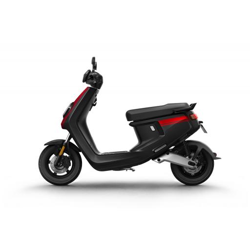 MQi+ Sport Electric Moped Black Red Left 1280 x 853