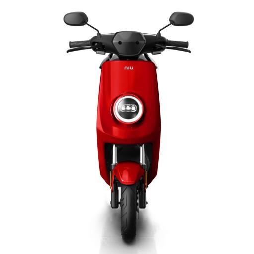MQi+ Sport Electric Moped Red Front 1280 x 853