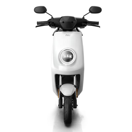 MQi+ Sport Electric Moped White Front 1280 x 853