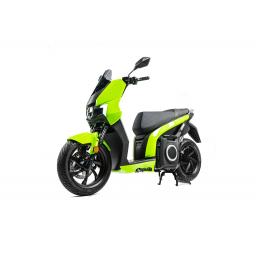Silence S01 Electric Motorcycle Green Front Left.jpg