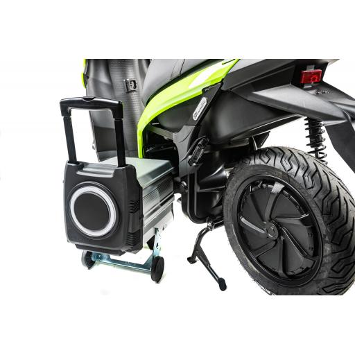 Silence S01 Electric Motorcycle Green Rear Left with Battery.jpg