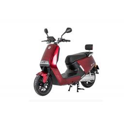 Yadea G5s Red Electric Motorcycle Front Left.jpg