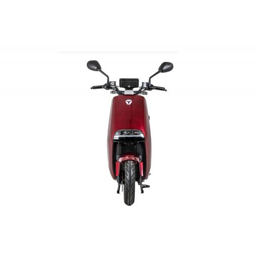Yadea G5s Red Electric Motorcycle Front.jpg