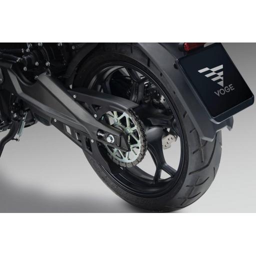 Voge ER10 Electric Motorcycle Black Detail Rear Wheel.jpg