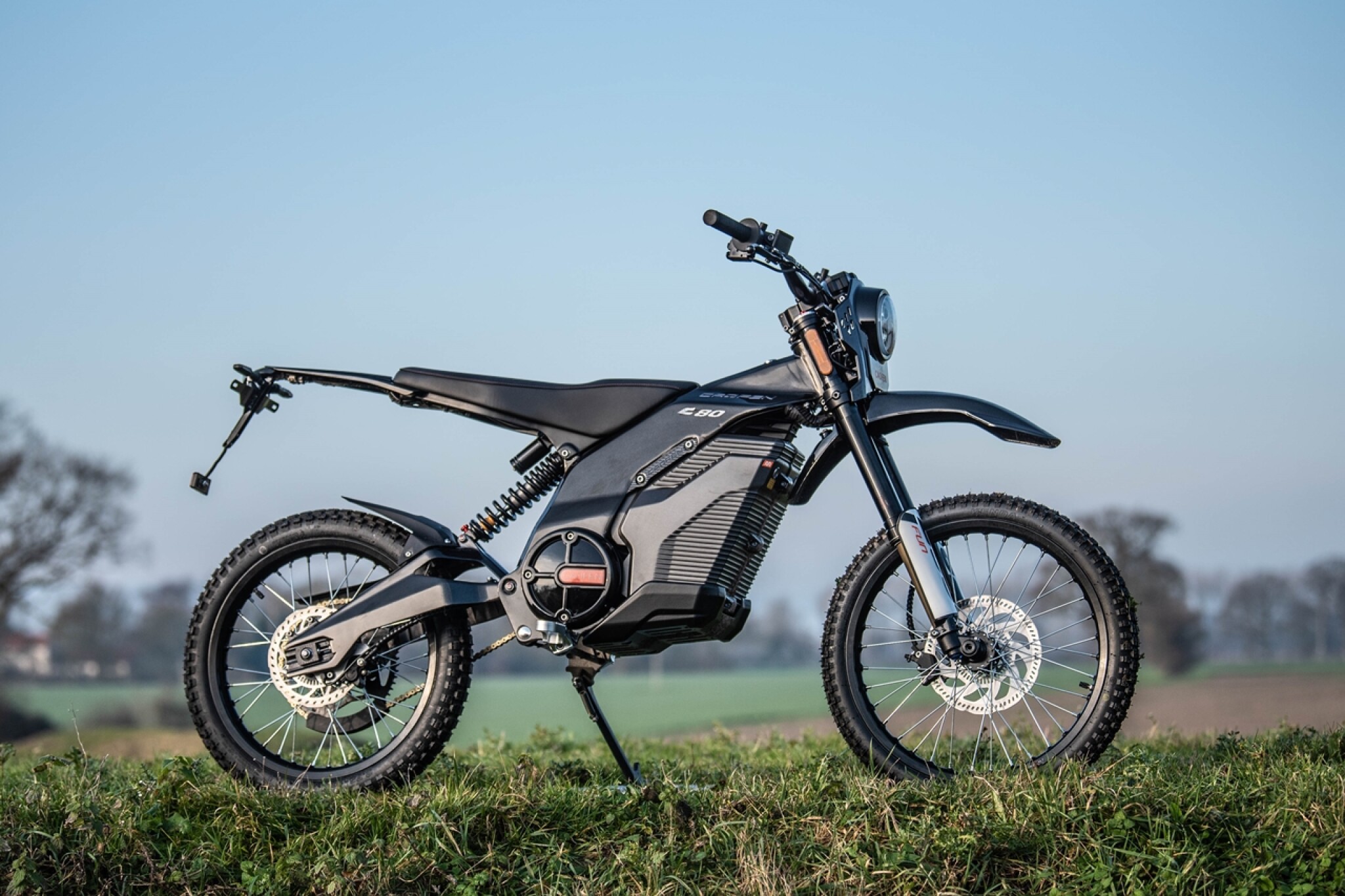 Electric road deals motorbike