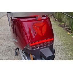 Yadea G5s Electric Moped Red Rear Detail.jpg