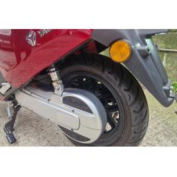 Yadea G5s Electric Moped Red Rear Wheel Detail.jpg