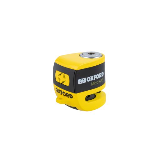 Oxford Micro XA5 Alarm Disc Lock Yellow