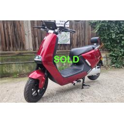 Yadea G5s Electric Moped Red Front Left Sold.jpg